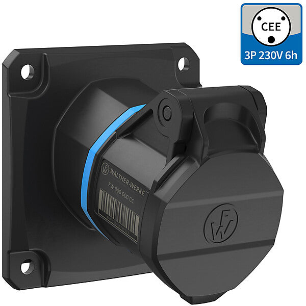 WALTHER-WERKE CEE NEO Anbaudose schräg 1 6A 3P 6h FW510306CC